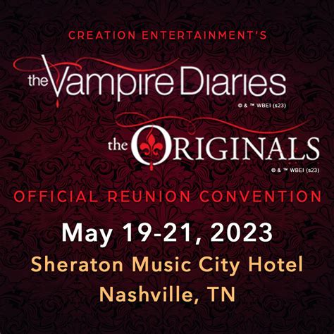 Vampire Diaries Convention Nashville 2023