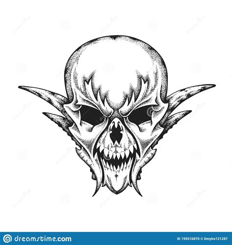 Vampire Skull Drawings