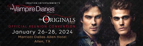 Vampire diaries dallas 2024. Meet and Greet. While Photo Ops and Autograph Sessions allow you to say a quick hello, Meet and Greets give you and a small group of super fans an extra opportunity to spend time with your favorite celebrities in an intimate setting! Each Meet and Greet ticket comes with a selfie with the celebrity, and an opportunity to ask a question. 