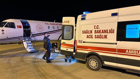 Van’da 5 yaşındaki çocuk ambulans uçakla Ankara’ya sevk edildi