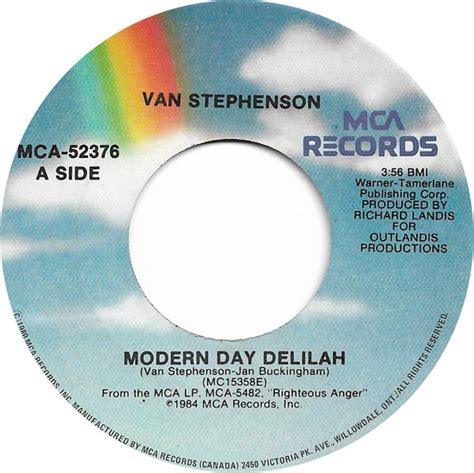 Van Stephenson – Modern Day Delilah Lyrics Genius Lyrics