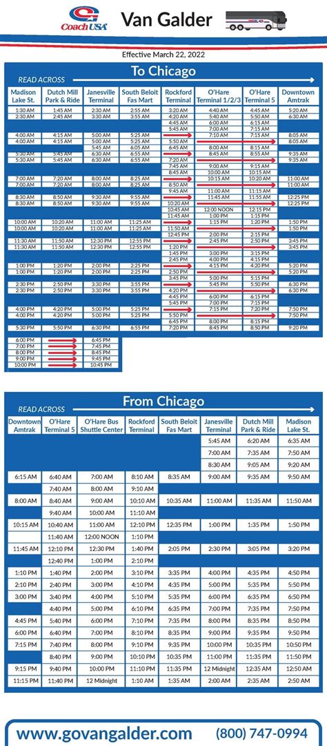 Oct 10, 2023 · Schedule Details. Rockford, IL to Chicago Downtown, IL. (Check for reverse route: Chicago Downtown, IL to Rockford, IL ) New Search. Operator Name: Van Galder Bus. Schedule Details: O'Hare Airport Express. Effective From October 10, 2023 Onward. Fares & Tickets. View Complete Schedule. 