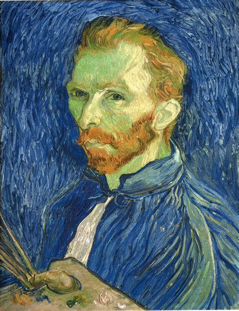 Like Rembrandt and Goya, Vincent van Gogh often used himself as a model; he produced over forty-three self-portraits, paintings or drawings in ten years. Like the old masters, he observed himself critically in a mirror..