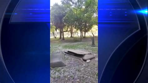 Vandals desecrate grave at historic Miami City Cemetery