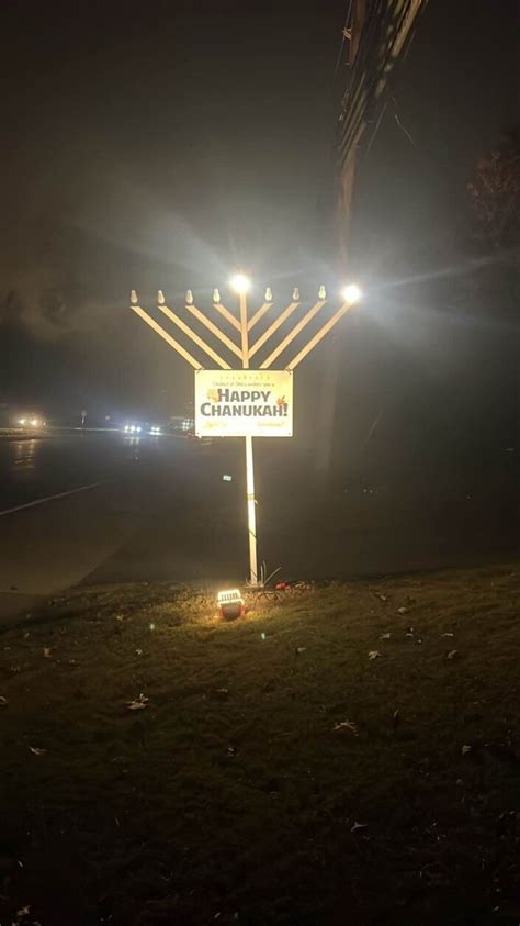 Vandals strike Montgomery Co. synagogue’s menorah on first day of Hanukkah, rabbi says