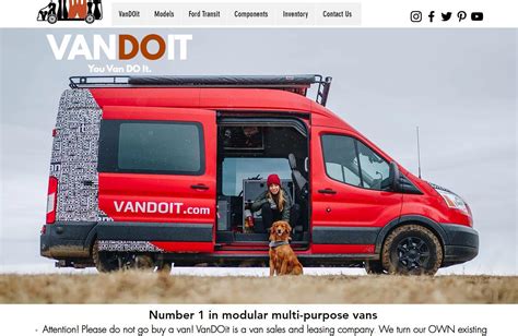 Vandoit - DIY vs. Vandoit; Testimonials; Business Uses; Why Ford; Frequently Asked Questions; Blog; Store; Talk To A Guru. Ladder. Ladder Options 12.5 Feet Aluminum Telescopic Extension. Collapses to stow easily inside the van. 2925 NW State Hwy 7, Blue Springs, MO 64014 816-944-2229. Shop Tours By Appointment Only. Instagram Facebook Youtube …