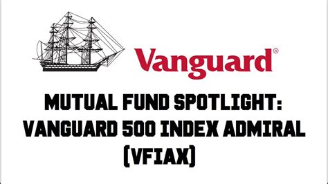 Vanguard 500 Index Fund Admiral Shares (VFIAX) - Find obj