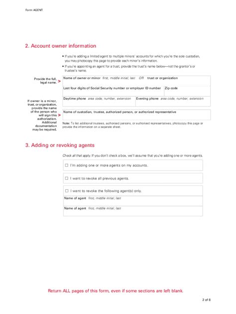 Vanguard Full Agent Authorization Form Fill Out and Sign Printable
