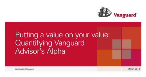 Vanguard value of an advisor. Things To Know About Vanguard value of an advisor. 