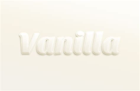 Vanilla Text Effect GraphicBurger
