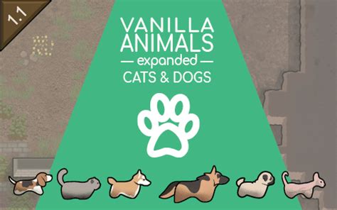 Vanilla animals expanded cats and dogs.  For all concerned, these modular one...