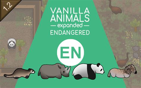 Vanilla animals expanded endangered.  that the mod adds.  Aug 8, 2025 · Vanilla...