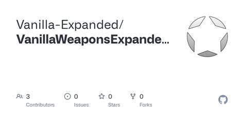 Vanilla weapons expanded makeshift.  They are not Vanilla-Expanded / VanillaW...