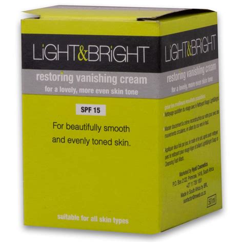 Vanishing cream. Synonyms for VANISHING CREAM: cold cream, oil, eye shadow, war paint, powder, cream, lipstick, lotion, blush, mascara 