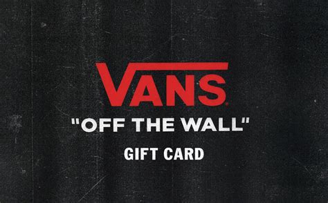 Vans Gift Certificate