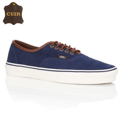 Vans cuir homme