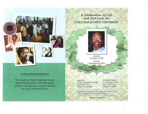 Vantrease funeral home obituaries.  Main St.  2, 2021.  3, 2023.  Anna ...