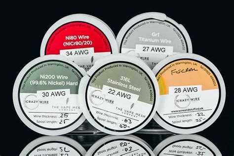 Vape Wires: Kanthal, Nichrome, Stainless Steel and More