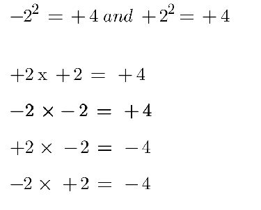 Vardo builders.  A search on Google for why is a negative number squared n...