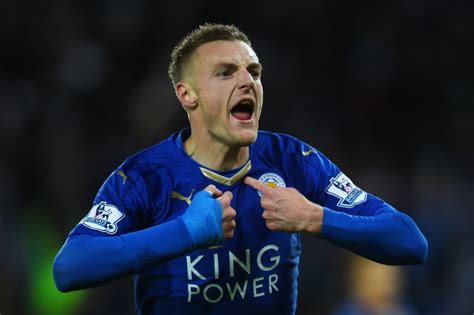 Vardy. Jamie Vardy shoots narrowly wide. Photograph: Nick Potts/PA. Leicester’s perennial main man – away fans asking for 10 more years – might have broken the … 