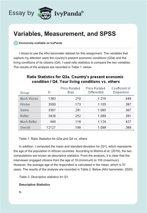 Variables, Measurement and SPSS - ukessays.com