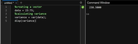 Variance matlab.  Here we discuss the Definition, syntax, How variance works in...