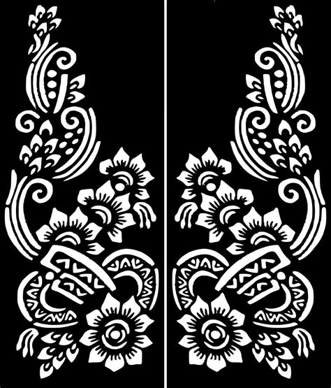Variety Henna Temporary Tattoo Glitter Stencil Sticker Body Etsy
