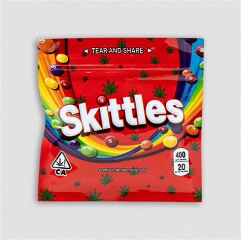 Various Medicated Candy– Skittles (400mg THC)