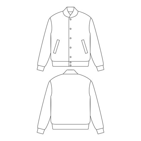 Varsity Jacket Design Template