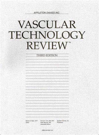 Read Online Vascular Technology Review A Review For The Vascular Technology Exam 20042005 By Barton A Bean