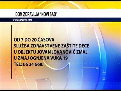 Vaskršnje radno vreme DZNS TV KANAL 9 NOVI SAD