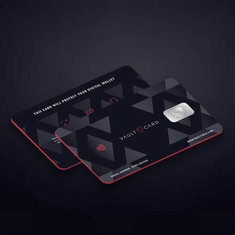 The VAULTCARD™ is your pocket-sized protection against RFID fraud, shielding credit and debit cards to keep personal data safe. The same size as a standard credit card, this little gadget protects your RFID enabled cards, passport, driver's license, office door passes, and more from RFID skimming.
