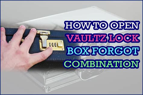 Step 1: Determine There are two ways to reset the vaultz lockbox without combination. The first way is by using the factory default code. To do this, simply enter the factory default code on the keypad and press the Enter key. The second way is by contacting customer support. Step 2: Set the Combination Dials.