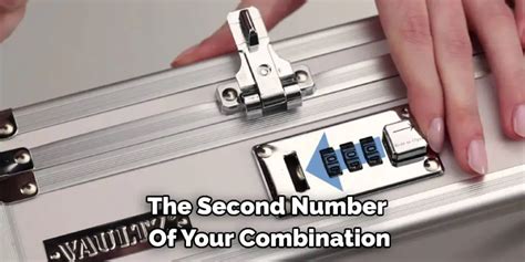 * To reset your combination lock open the box with your current combination and then follow step #3, after entering your current combination. * If your Vaultz® product contains TWO combination locks please repeat steps 1- 3 to set the second lock.