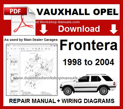 Vauxhall frontera b v6 workshop manual. - Benelli tornado tre 900 manuale servizio officina.