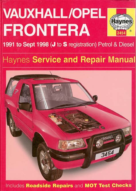 Vauxhall opel frontera full service repair manual 1991 1998. - Ordenanza para la ereccion de diputado de el comercio de la villa imperial de potosí.