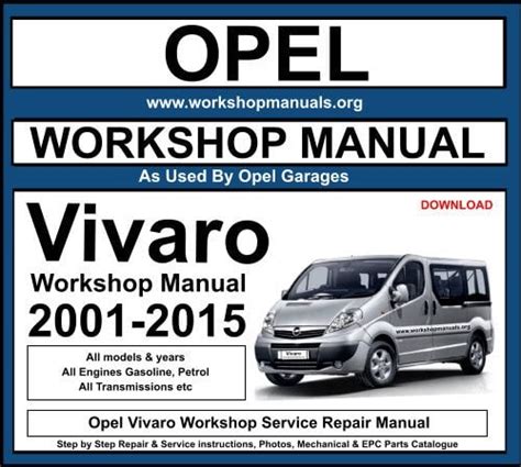 Vauxhall vivaro manuel de réparation gratuit. - Dorf svoboda manuale soluzioni circuiti elettrici 5.