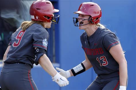 Vawter, Canady combine for 1-hitter as Stanford eliminates Alabama in Women’s College World Series