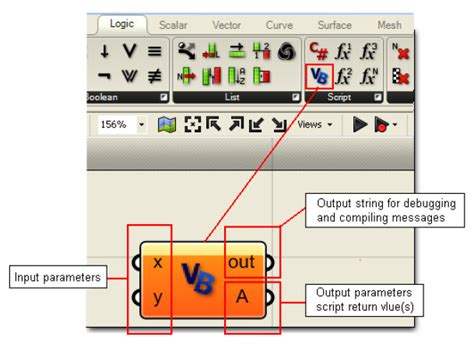 Vb grasshopper.  Understanding how to make even simple code components can be ver...