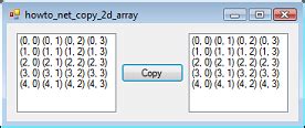 Vb net copy array to another array. reshape(a, /, shape, order='C', *, copy...