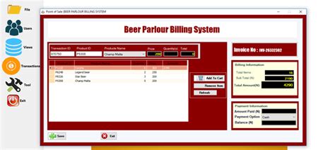 Vb net projects.  This is an Automated Beer Parlour Billing System in VB.  Also VB. Net Proj...