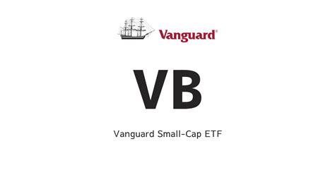 VB-Vanguard Small-Cap ETF | Vanguard Why we're different Resources & education VB Vanguard Small-Cap ETF Also available as an Admiral™ Shares mutual fund. Compare Management style Index Asset class Domestic Stock - More Aggressive Category Small Blend Risk / reward scale 5 Less More Expense ratio 0.05% as of 04/28/2023 30 day SEC yield 1.74%. 