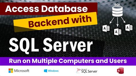 Vba microsoft access.  With another Access project, backend is created in SQL Server and f...