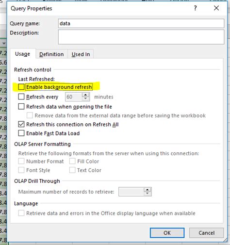 Vba power query refresh wait. .  ...