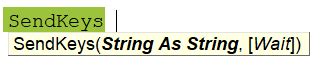 Vbscript sendkeys loop. e.  This code snippet uses the SendKeys method to simulate key...