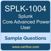 Vce SPLK-1004 Free