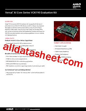 Vck190 getting started.  VCK190 computer hardware pdf manual download.  It supports a hi...