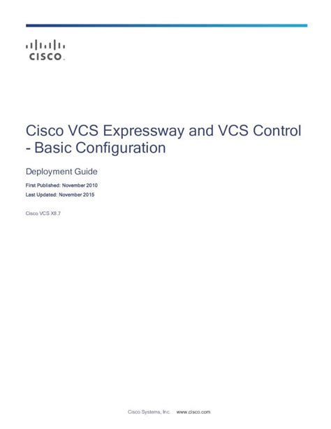 Vcs control and expressway.  Everything had been originally been setup ...