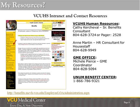 Intranet. Information and forms are provided here for internal use by Virginia Commonwealth University Department of Ophthalmology residents and staff. Resident Handbook. Resident Handbook 2013-13 [PDF] Housestaff FMLA guidelines. FMLA guidelines [PDF] Departmental forms. Resident leave request [PDF] Housestaff Leave Request Form (non-vacation ...