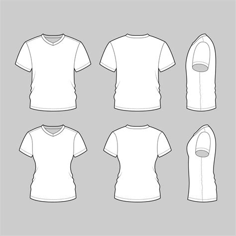 Vector Shirt Template